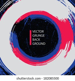 Vector background, abstract live style vector illustration, made using real ink hand-drawn grunge brushes, clear eps 8 vector.