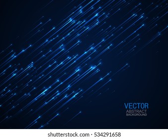 Vector background. Abstract neon glowing shapes. Digital graphic for brochure, website, flyer, print, poster, other design.