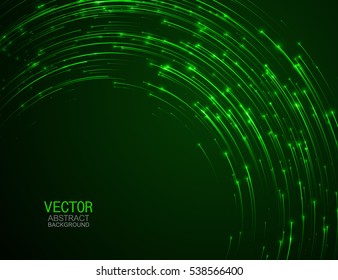 Vector background. Abstract neon glowing shapes. Digital graphic for brochure, website, flyer, print, poster, other design.