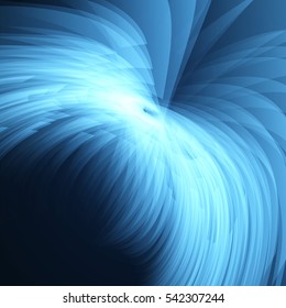 Vector background. Abstract neon glowing curves. Digital graphic.