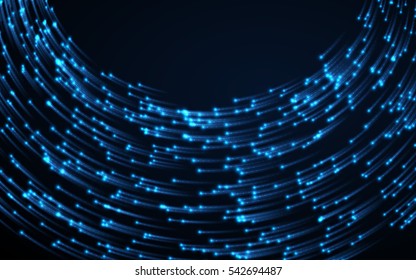 Vector background. Abstract neon glowing shapes. Digital graphic for brochure, website, flyer, print, poster, other design.