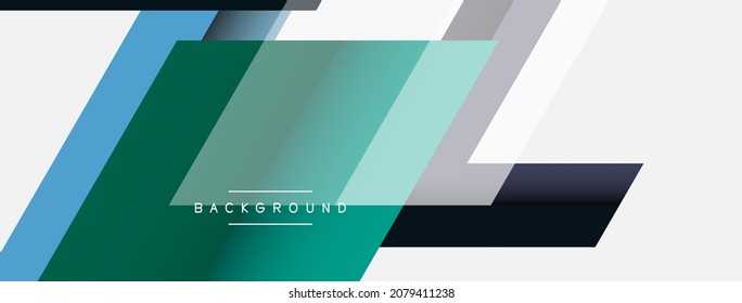 Vector background. Abstract overlapping color lines design with shadow effects. Illustration for wallpaper banner background or landing page