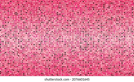 Vector background abstract pattern dot tone love version eps10