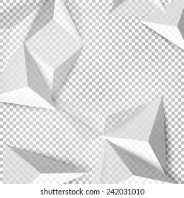 Vector background abstract polygon triangle. polygonal design geometrical