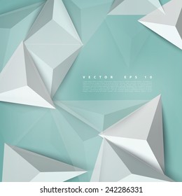 Vector background abstract polygon triangle. polygonal design geometrical