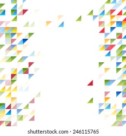 Vector background abstract polygon triangle. polygonal design geometrical