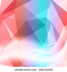 Vector background abstract polygon triangle. polygonal design geometrical