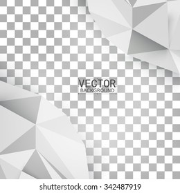 Vector background abstract polygon triangle. polygonal design geometrical