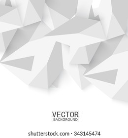 Vector background abstract polygon triangle. polygonal design geometrical