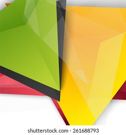 Vector background abstract polygon triangles. design geometrical