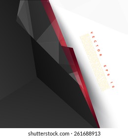 Vector background abstract polygon triangles. design geometrical