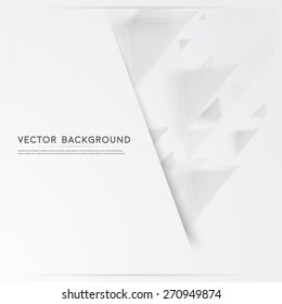 Vector background abstract polygon triangles. polygonal design geometrical