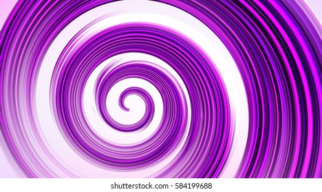 Vector background. Abstract purple swirl on white.