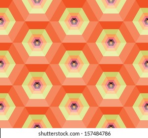 Vector background with abstract pyramids.