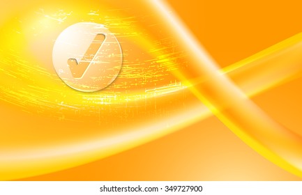 Vector background with abstract rainbow and transparent check box
