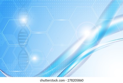 vector background abstract science and health care concept