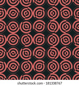 vector background, abstract seamless pattern with red backdrop
