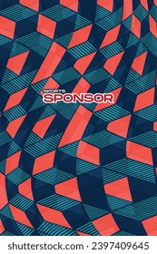 Resumen del fondo vectorial para la textura del patrón textil del tejido de sublimación de Jersey deportivo