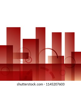 Vector background with abstract square pattern and glitter. Design with stripe for your text.