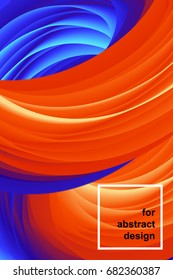 Vector background with abstract swirl. 