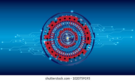 vector background abstract technology communication concept.