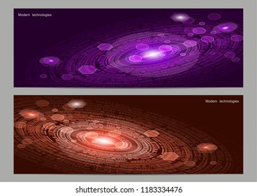 Vector background abstract, technology communication, concept, digital business