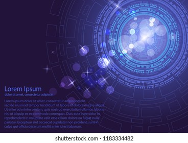 Vector background abstract, technology communication, concept, digital business