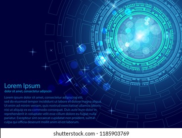 Vector background abstract, technology communication, concept, digital business