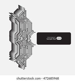 vector background abstract technology communication concept