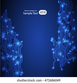 vector background abstract technology communication concept