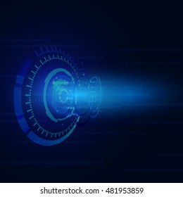 vector background abstract technology communication concept,futuristic background, techno circle.