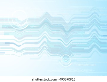 vector background abstract technology communication concept,futuristic background, techno circle.