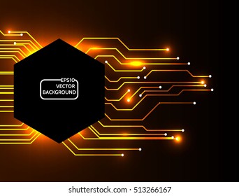 vector background abstract technology communication concept