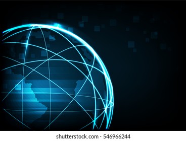 vector background abstract technology communication concept