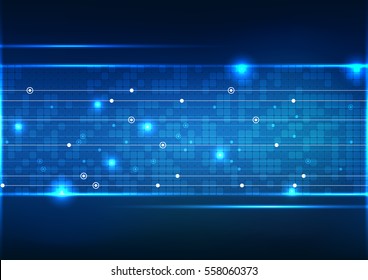 vector background abstract technology communication data Science