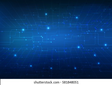 vector background abstract technology communication data Science