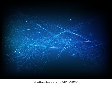 vector background abstract technology communication data Science