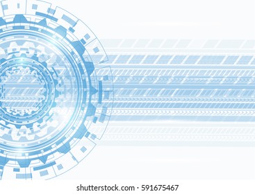 vector background abstract technology communication concept illustration.