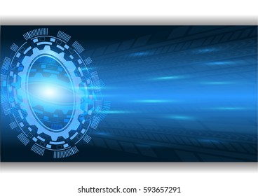 vector background abstract technology communication concept. illustration.