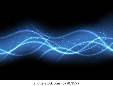 vector background abstract technology communication data Science