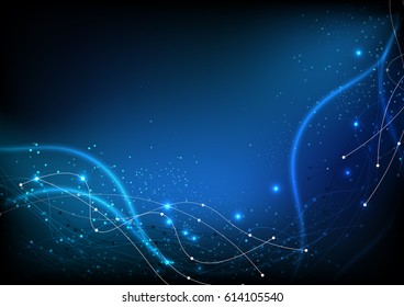 vector background abstract technology communication data Science