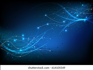 vector background abstract technology communication data Science