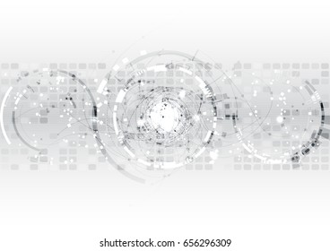 vector background abstract technology communication data Science