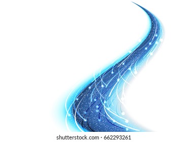 vector background abstract technology communication data Science