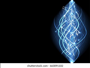 vector background abstract technology communication data Science