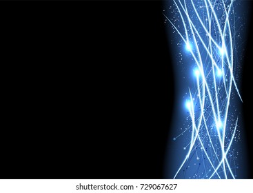 vector background abstract technology communication data Science