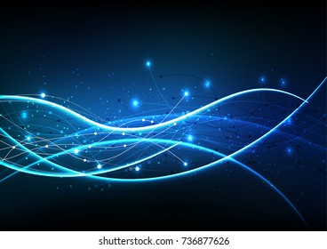 vector background abstract technology communication data Science