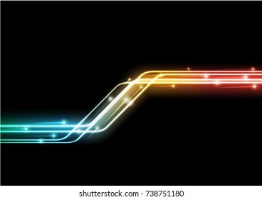 vector background abstract technology communication data Science