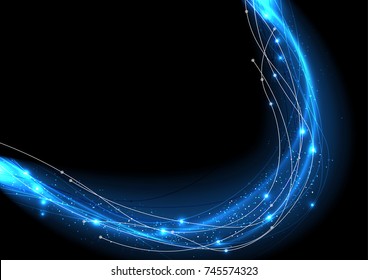vector background abstract technology communication data Science