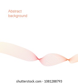 Vector background. Abstract wave element for presentation.